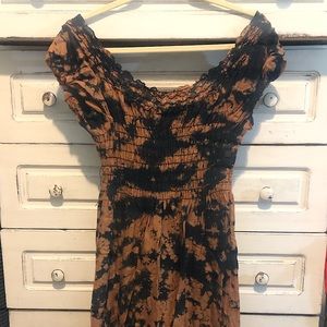 SOLD Bleach Tie-Dye Dress